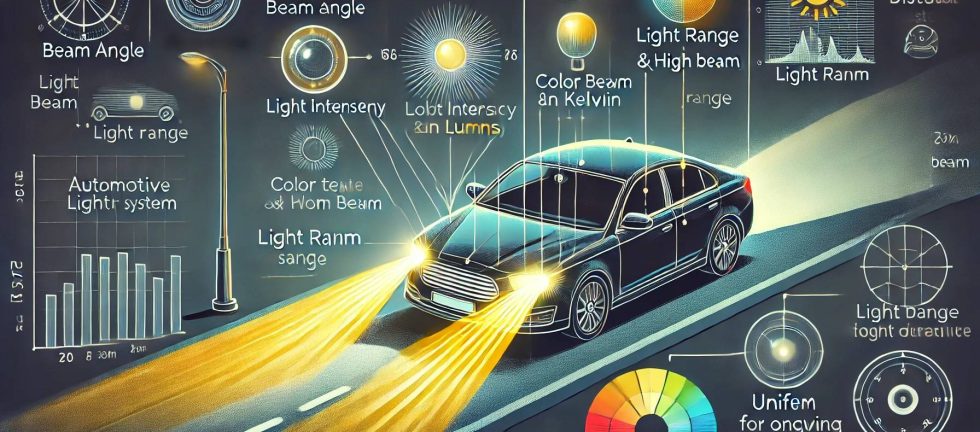 ویژگی های نور خودرو